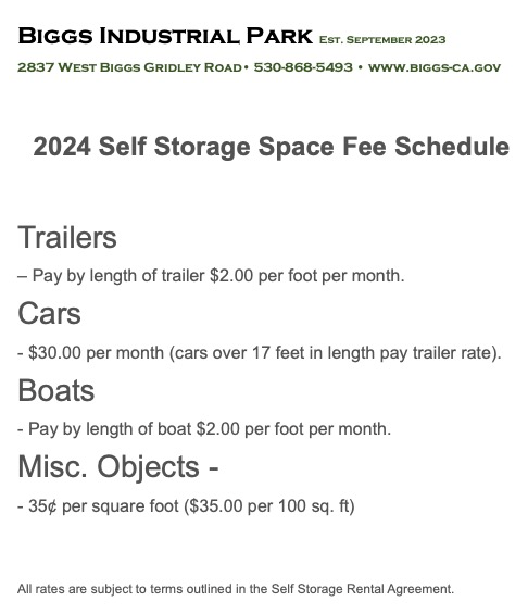 lease rates self storage 