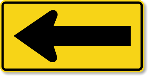 arrow to the left